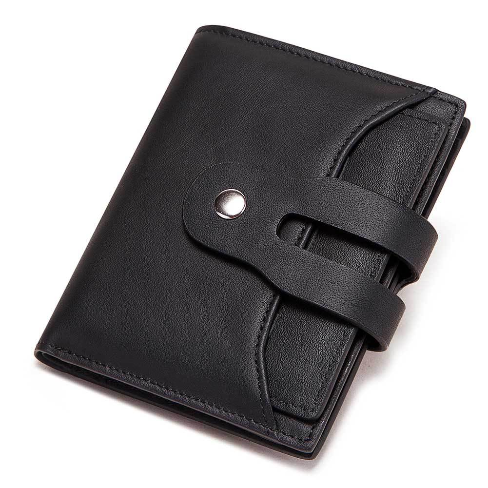 RFID Women Wallets Leather Short Korean Style Multifunctional Bags Leather Women's Multi-Card Coin Purse