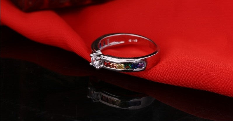 Crystal Women Wedding Rings CZ Fashion Jewelry Ladies Accessories