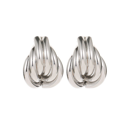 Simple Fashion  Knot Earrings For Women Earrings Statement Jewelry Party Accessories