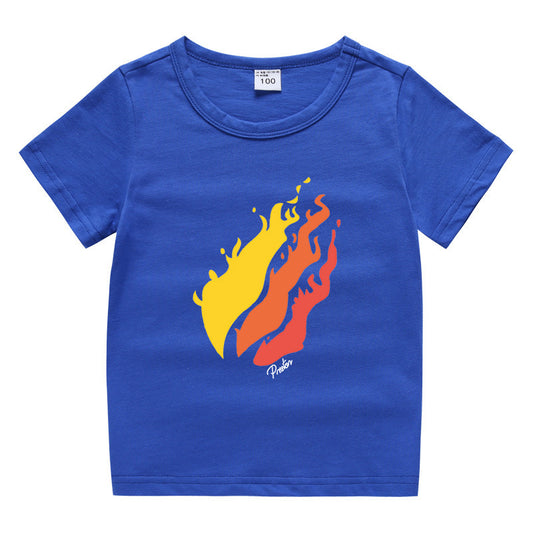 Prestonplayz children's summer clothing short sleeved