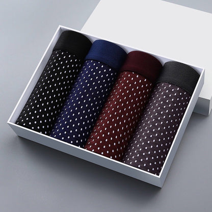 Mesh ice silk mesh underwear for men's square angle underwear