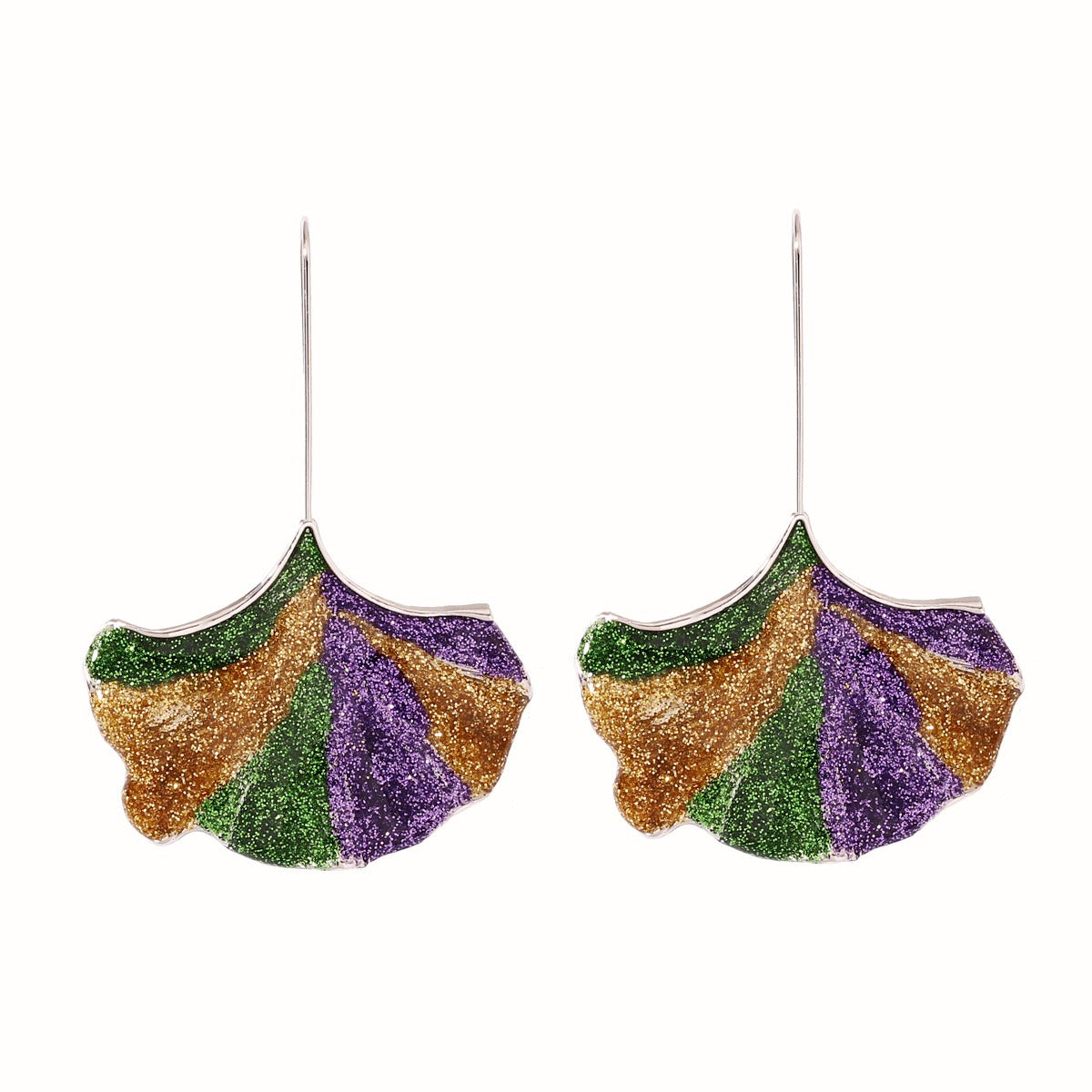 Leaf temperament, design sense, trendy and versatile earring accessories for women