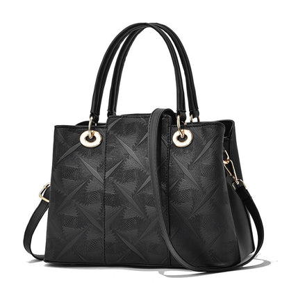Newposs Women Bag Vintage Casual Tote Top-Handle Women Messenger Bags Shoulder student Handbag Purse Wallet Leather New
