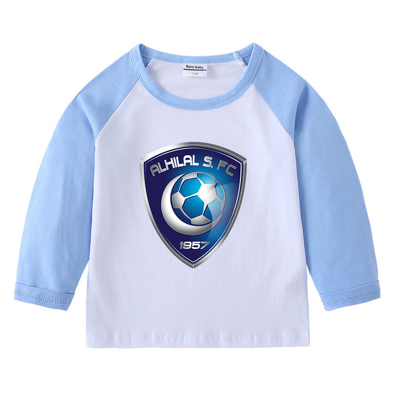 Al Hilal Children's Cotton Shoulder Insert T-shirt