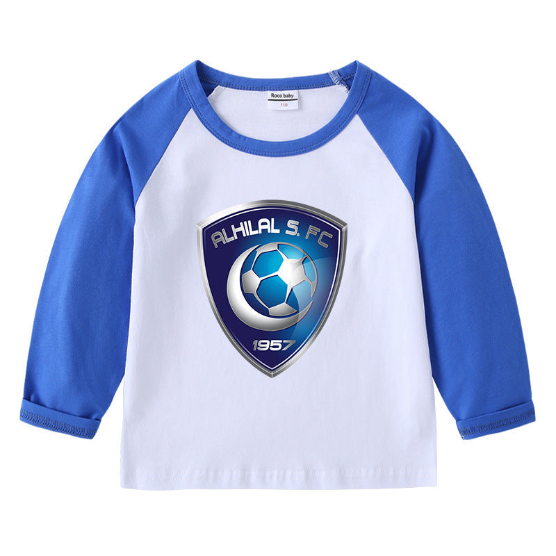 Al Hilal Children's Cotton Shoulder Insert T-shirt