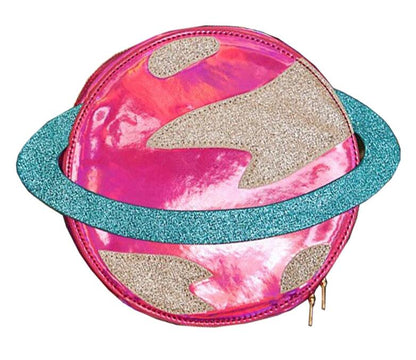 Women Harajuku Circle Planet 3D Chain Handbag Fashion Spacecraft Orbit Shoulder Messenger Bags