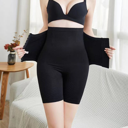 High waisted and reinforced buttoned tight underwear for women