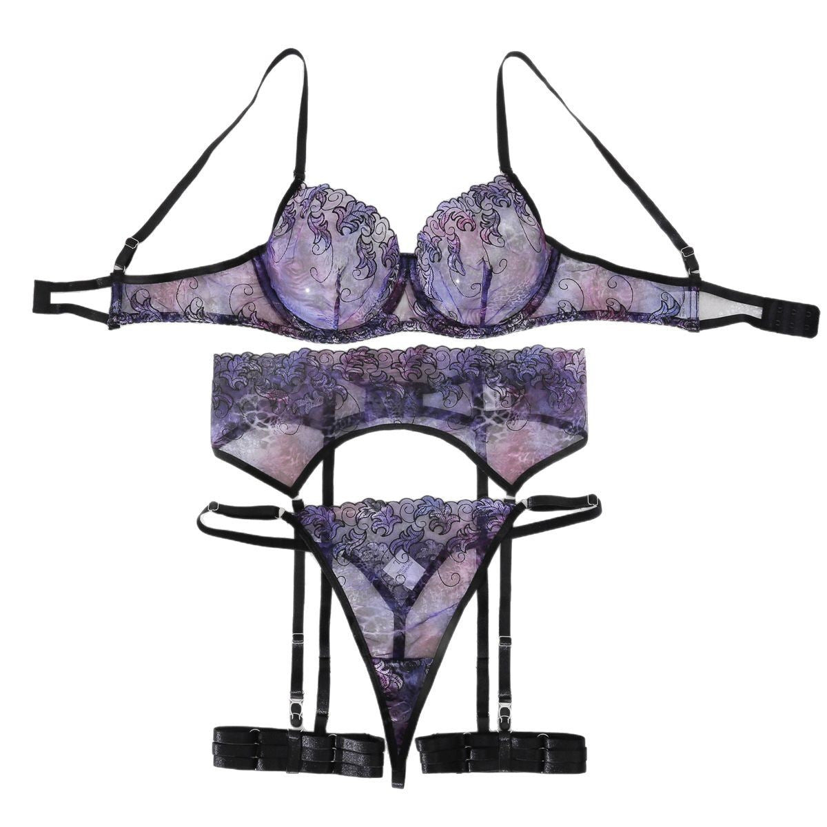 Fashion Temptation Sexy Underwear Underwear Four Piece Set