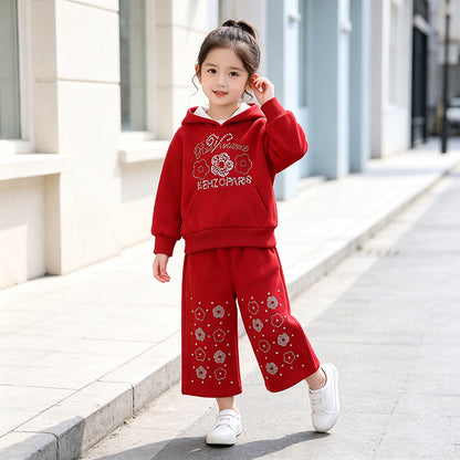 Baby winter casual hooded hoodie baby children's clothing