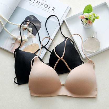 Seamless Women  Hollow Out Bra For Women Wireless Thin Underwear Sexy Lingerie Soft Bras Bralette