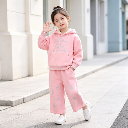 Baby winter casual hooded hoodie baby children's clothing