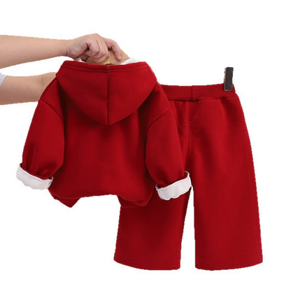 Baby winter casual hooded hoodie baby children's clothing