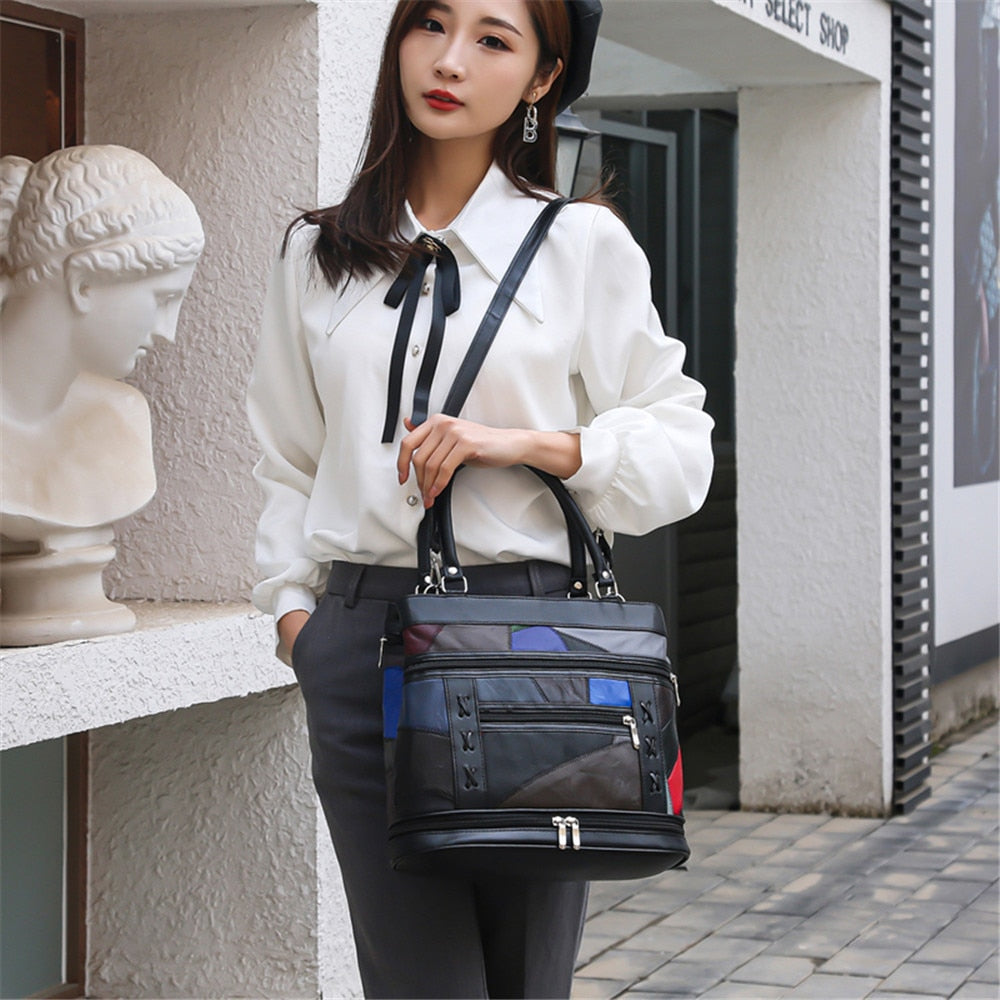 Luxury Designer Leather Ladies Shoulder Bag Fashion Design Women's Handbag New Women Messenger Bags