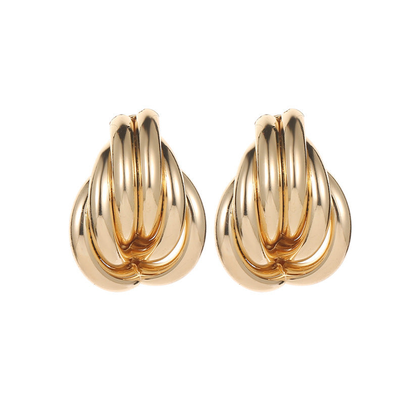 Simple Fashion  Knot Earrings For Women Earrings Statement Jewelry Party Accessories