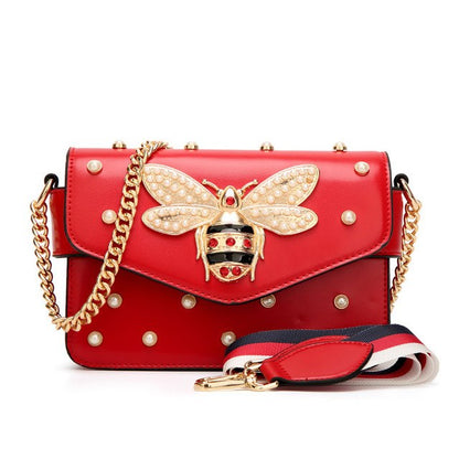 Luxury Handbags Women Bags Designer Vintage Small Little Bee Flap Bag