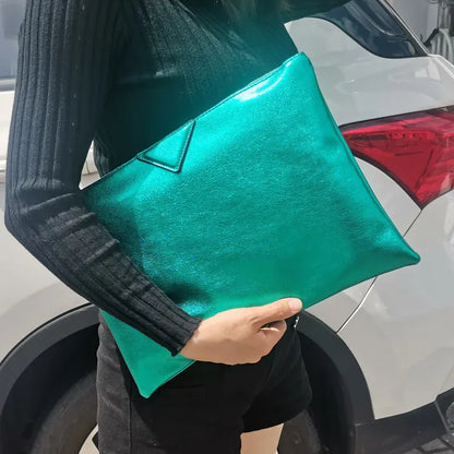 Women Day Clutch Bags Luxury Designer Lady Handbags  new female envelope bags  wallet silver