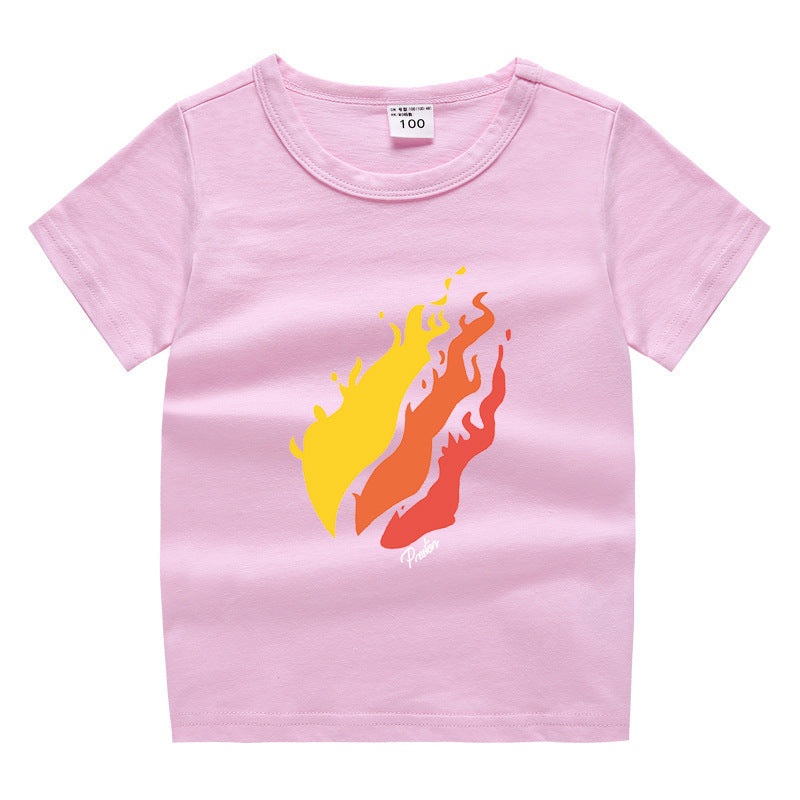 Prestonplayz children's summer clothing short sleeved