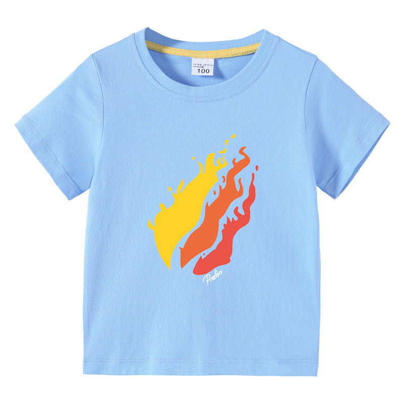 Prestonplayz children's summer clothing short sleeved