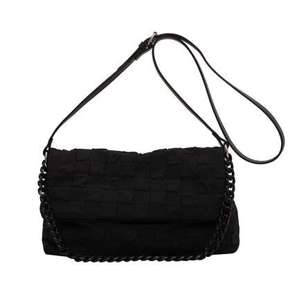 Chain Luxury Designer Handbags Purse Branded Big Women Bags For Women Trend Soft Folds Shoulder Bag Green Spring
