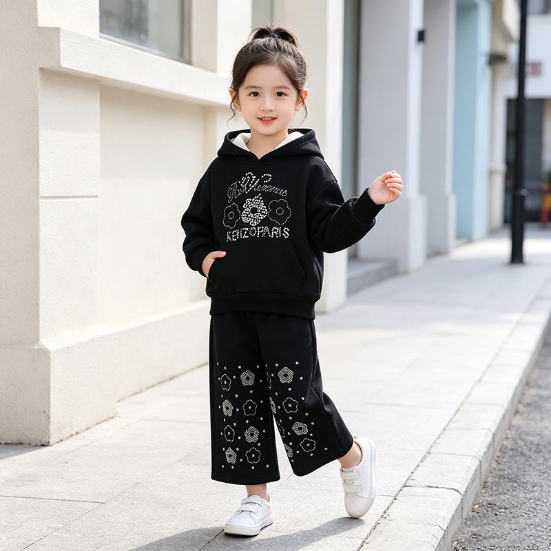 Baby winter casual hooded hoodie baby children's clothing