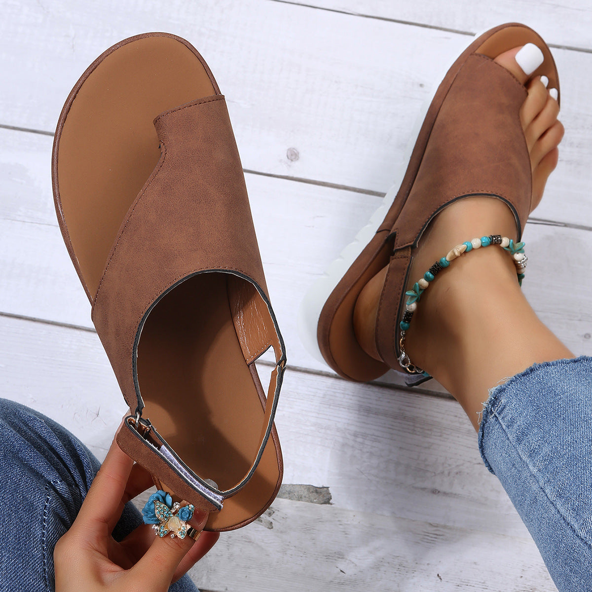 New Sandals Trendy Fashion Breathable Soft Bottom Casual Ladies Sandals For Women