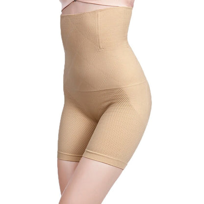 High Waist Honeycomb Seamless Fat Stomach Butt Lift Waist Trainer Boxer Body Shaping Underwear Women Large Size Safety Panties