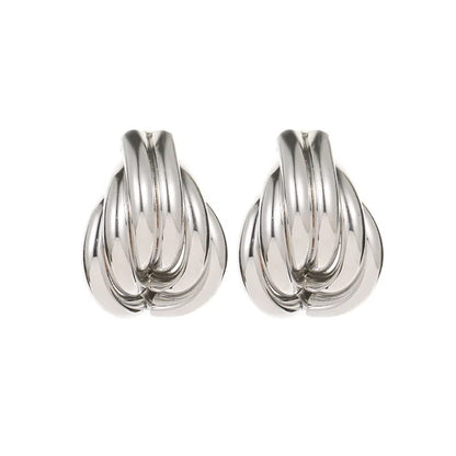 Simple Fashion  Knot Earrings For Women Earrings Statement Jewelry Party Accessories
